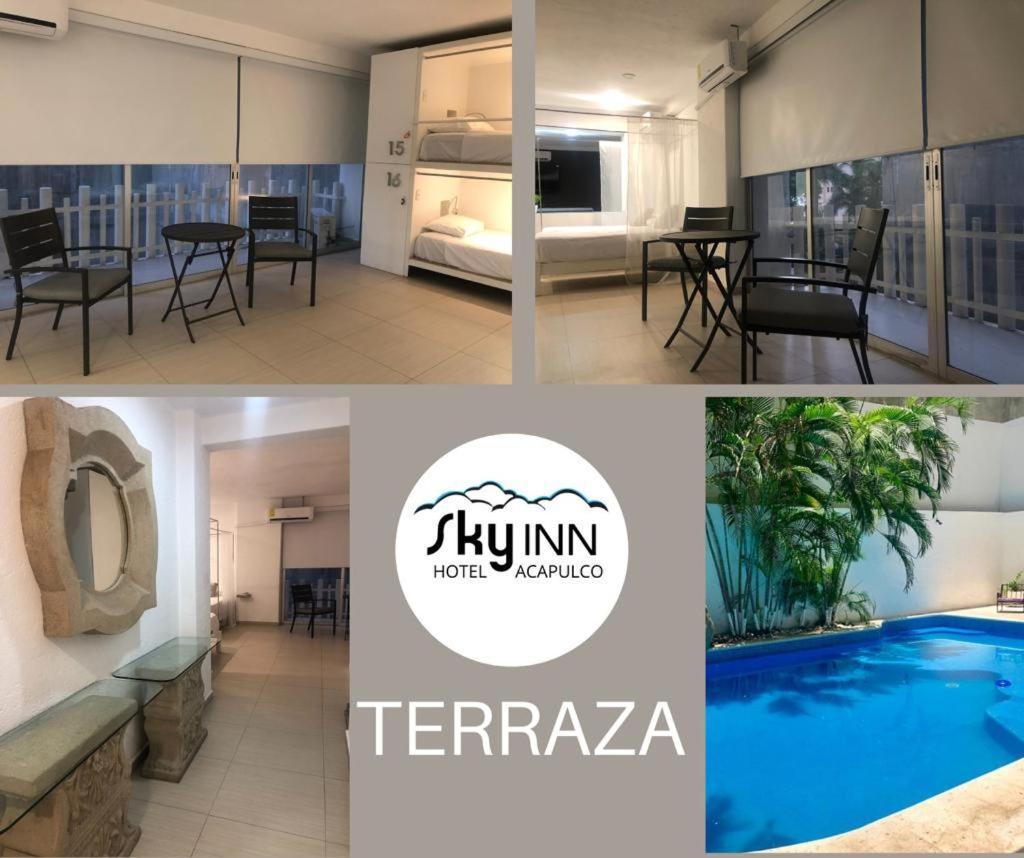 Sky Inn Acapulco Y Condominio Mediterrane Exterior foto